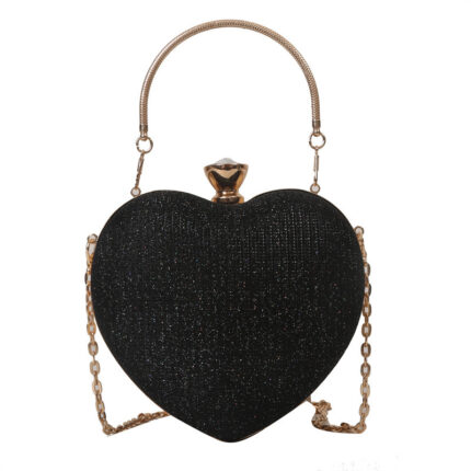 Banquet Bag Love Chain Shoulder Crossbody Handbag Valentines Day Outfit - Image 5