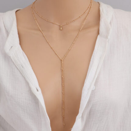 Simple necklace retro clavicle necklace - Image 2