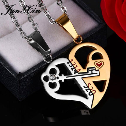 Love Key Combination Couple Necklace - Image 5