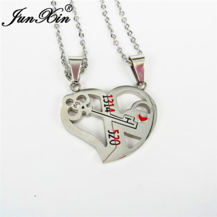 Love Key Combination Couple Necklace - Image 9