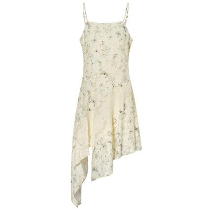 White Moonlight Dress Gentle Irregular - Image 4