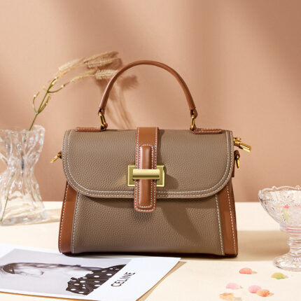 Women's Versatile Leather Fashionable Handbag - Image 7